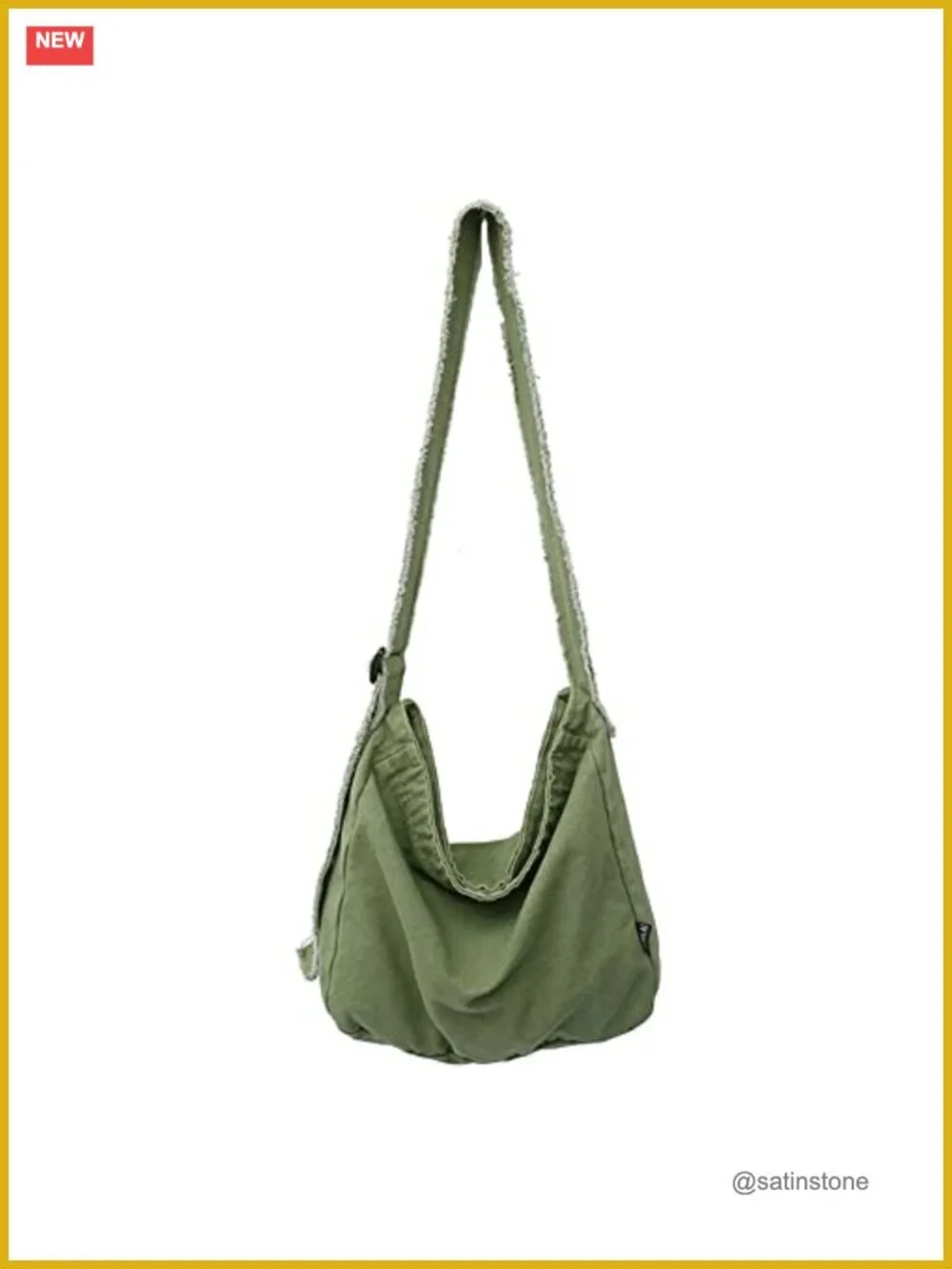 Large Canvas Hobo Bag Crossbody Shoulder Bag Shopping Unisex